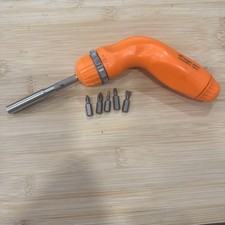 Snap-on Pistol Grip Ergonomic Ratcheting Screwdriver Ssdmre4 Orange Snap-on Pistol Grip Ergonomic Ratcheting Screwdriver Ssdmre4 Orange