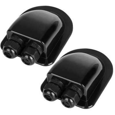 Double Wire Cable Entry Gland Box Roof Solar PanelBoat RV Caravan Junction Box