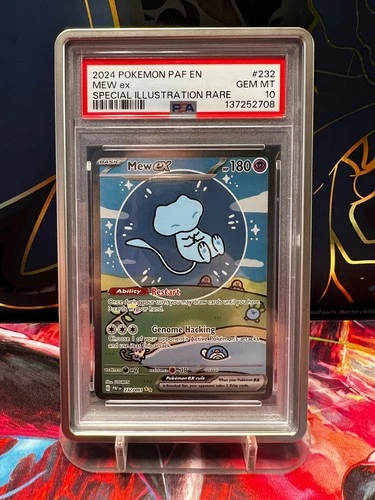 Bubble Mew EX 232/091 Paldean Fates PSA 10 English