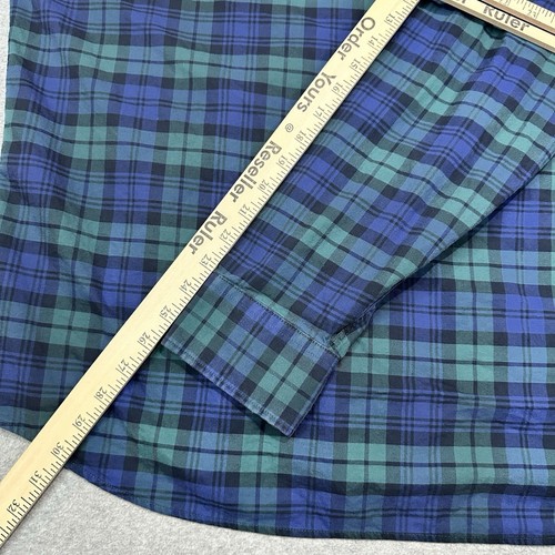 Charles Tyrwhitt Shirt Mens 3XL Black Watch Plaid Brushed Twill Classic Fit - Picture 9 of 9