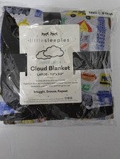 Little Sleepies BIG APPLE NYC Large Cloud Blanket New LIMITED EDITION 50X50