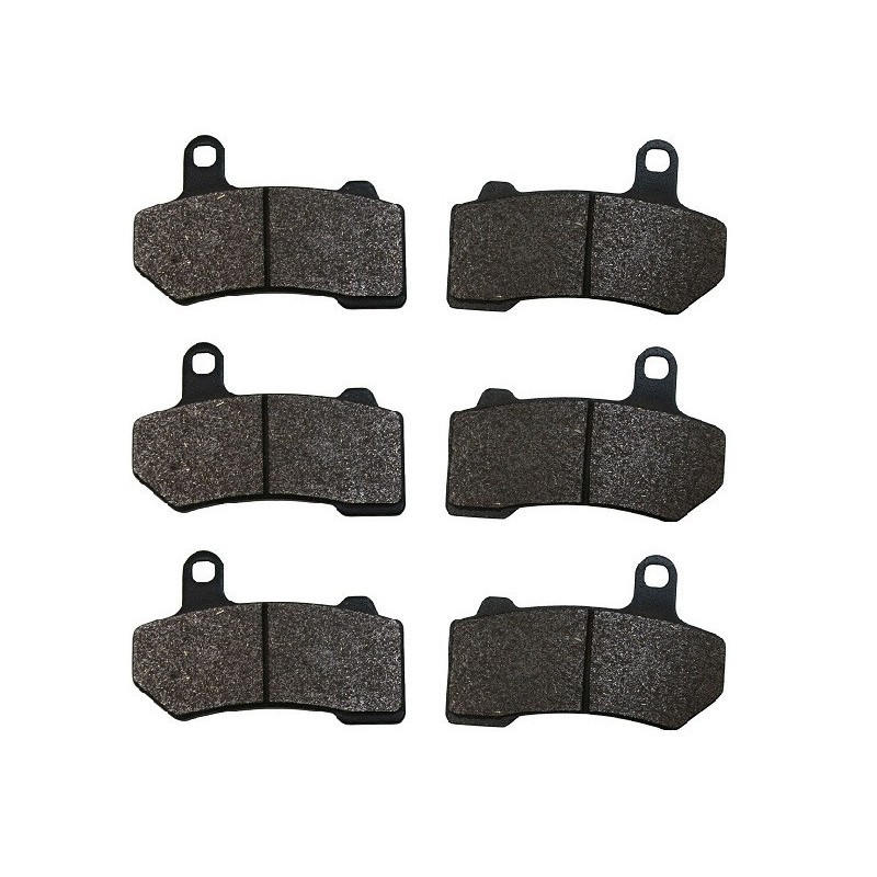 Plaquettes de frein frittées premium pour moto Harley Road King Touring