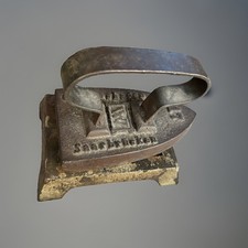 Altes antikes B&uuml;geleisen C. Reinshagen Saarbr&uuml;cken Um 1900 Eisen selten !!!!!