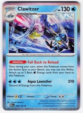 CLAWITZER 038 R MEGA EVOLUTION POKEMON HOLO NM/M