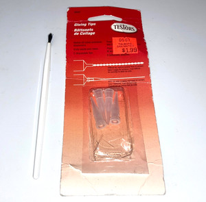 TESTORS GLUE GLUING TIPS PACK NYLON BRUSH CEMENT MODEL GUNPLA F-14 TOMCAT RAPTOR