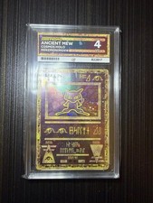 Ace Graded 4  Swirl 🌀Ancient Mew 2000 Promo