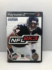 NFL 2K3 (Sony PlayStation 2, 2002) Complete Tested Working - Free Ship
