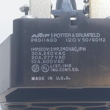 Potter  Brumfield 2HP, 240V Relay PRD11AGO, New Old Stock