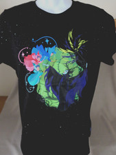 New D23 2026 Sleeping Beauty Maleficent Black Glitter Spirit Jersey Size Large