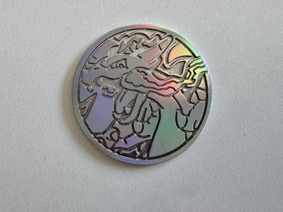 Pokemon Mega Glurak X / Charizard Metall Flipping Coin / Münze UPC UPK NEU