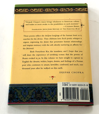 The Love Poems of Rumi Hardcover 1998 | eBay