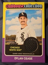 2024 Topps Heritage - Clubhouse Collection Relics Dylan Cease #CCR-DCE (MEM)