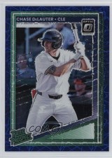 2025 Donruss Optic Rated Prospects Blue Velocity Prizm Chase Delauter #107 1pr2