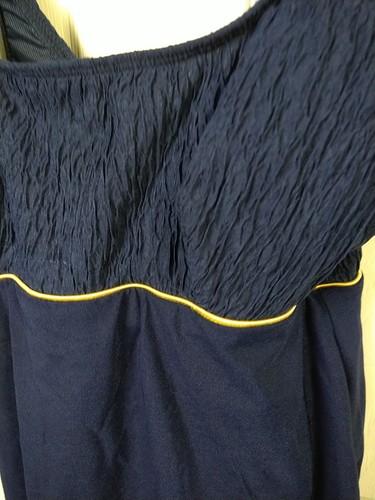 Swim Allure Vintage Swimsuit Blue One Piece 10 Tank Dress Pool Swim Attire - Picture 3 of 10