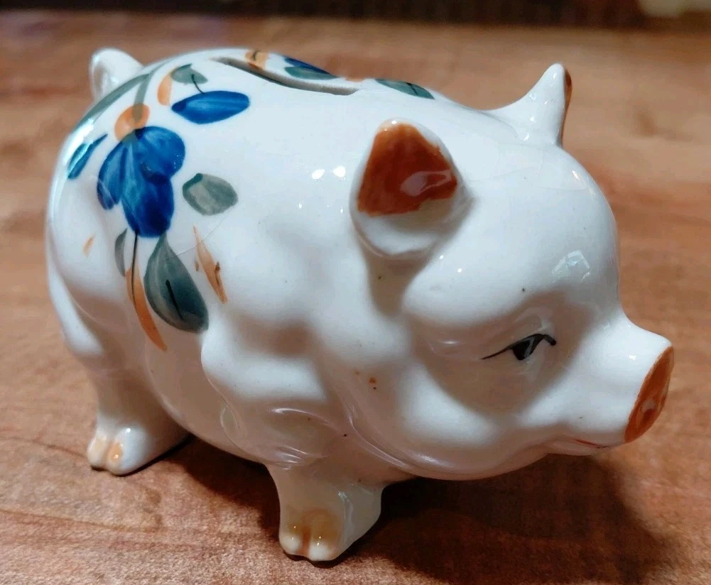 Hand Painted Piggy Bank for sale | eBay
