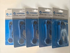 5 Jonard Tools UTC-1596 Coax Cable Strippers RG6, RG59, Tri Quad Coaxial