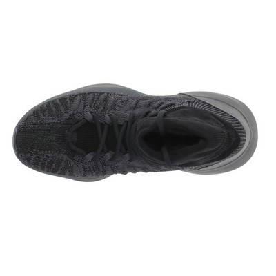 Men\'s Knit Athletic/Basketball Sneakers - Black/Gray adidas Yeezy Knit Basketball Mens Grey Sneakers Athletic  main image 2