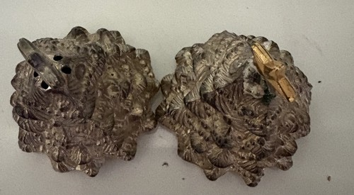 Godinger Silver Plated Christmas Trees Salt and Pepper Shakers w/ Original box - Picture 2 of 10