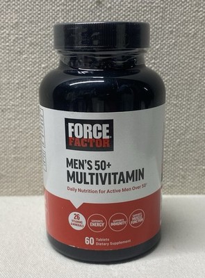Force Factor Men s Multivitamin 50 Plus, 26 Vitamins & Minerals & Phytonutrients