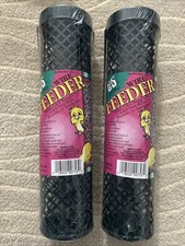 2 Pack Wild Bird Feeder Tube Green Suet Nugget Feeder 24-Ounce