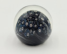 Nancy Freeman American Art Glass Paperweight Modern Millefiori Design — photo 1