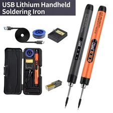 Rechargeable Wireless Welding Tool Digital Electric Soldering Iron Set Type-C US