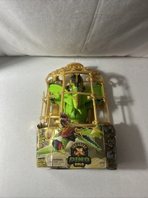 Treasure X Dino Gold Pterodactyl w/Exclusive Hunter Figure Dinosaur Brand New