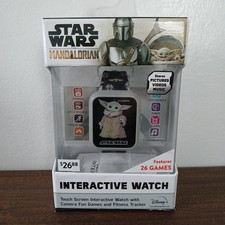 Star Wars Mandalorian the Child Interactive Kids Smart Watch With 26 games