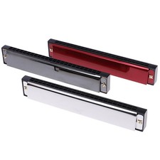 Professional 24 Hole harmonica key C mouth metal organ for beginners.3CQ HwRNWO