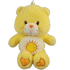 Vintage Care Bears Funshine Bear 12  Plush Toy 2002 VGC
