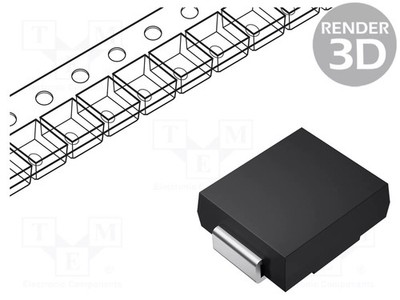 66,7÷74V SMC ±5% Diode: TVS Rolle,Band Bidirektional
