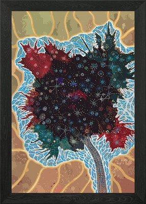Hunter Biden Kunst Abstrakt Baumkunst Gerahmtes Wandbild Poster Leinwanddruck Bild