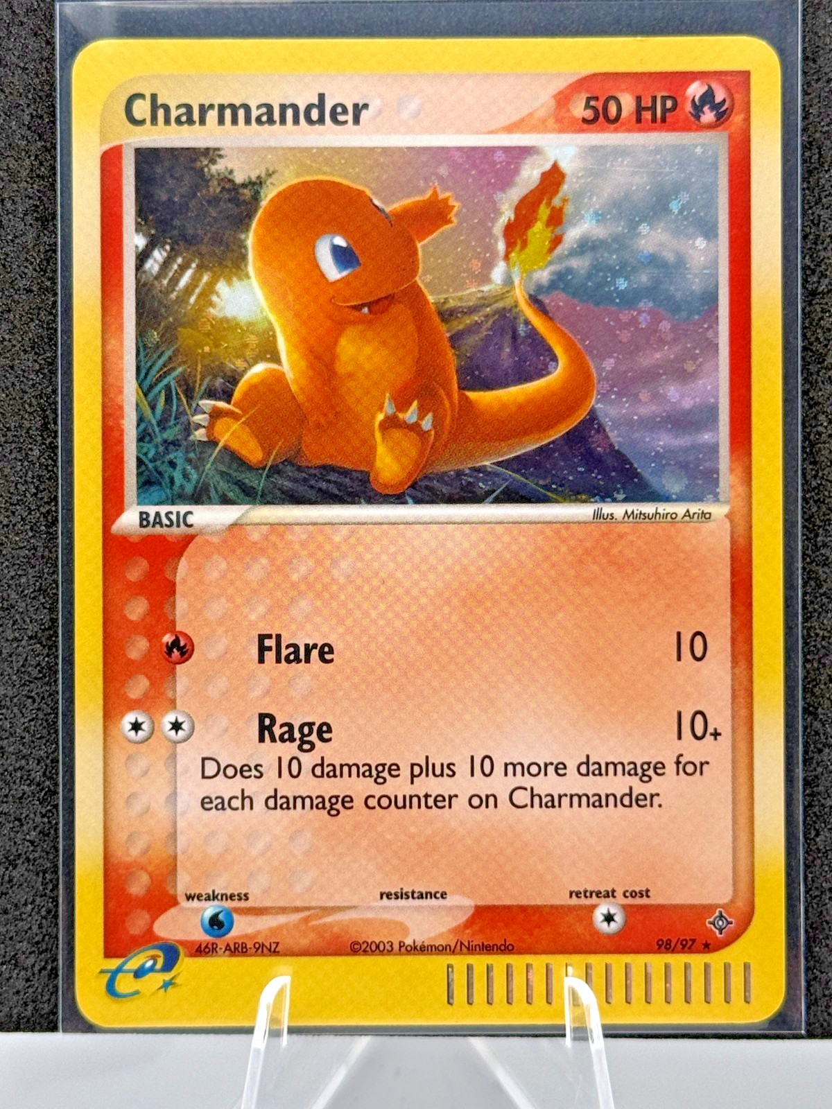 Pokemon TCG: Charmander 98/97 Secret Rare -EX Dragon
