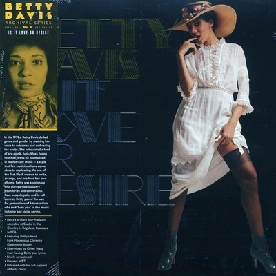 Betty Davis - Is It Love Or Desire (RTI press) [New Vinyl LP]