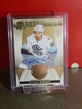 2022 -23 The Cup Shane Wright Rookie Class Of 2023 Gold Foil Auto /50 #2023-SW