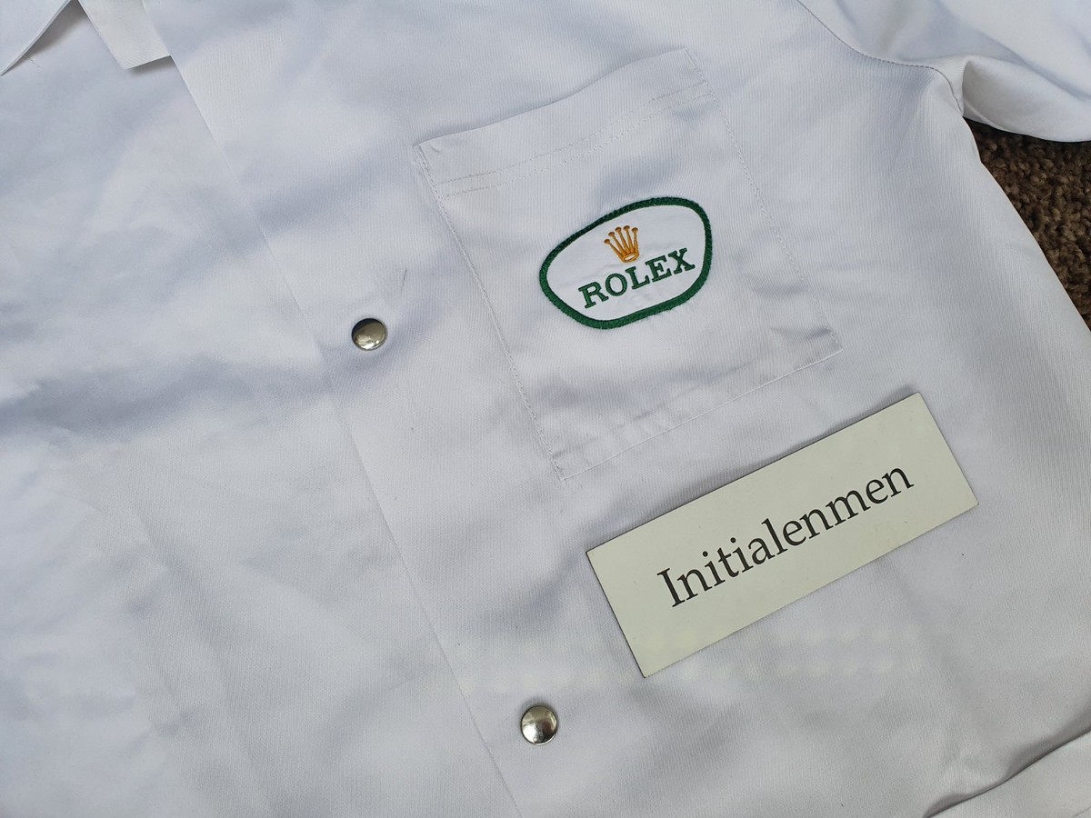 ROLEX watchmaker JACKET size 48 WHITE extremely RARE crown logo USED View 4