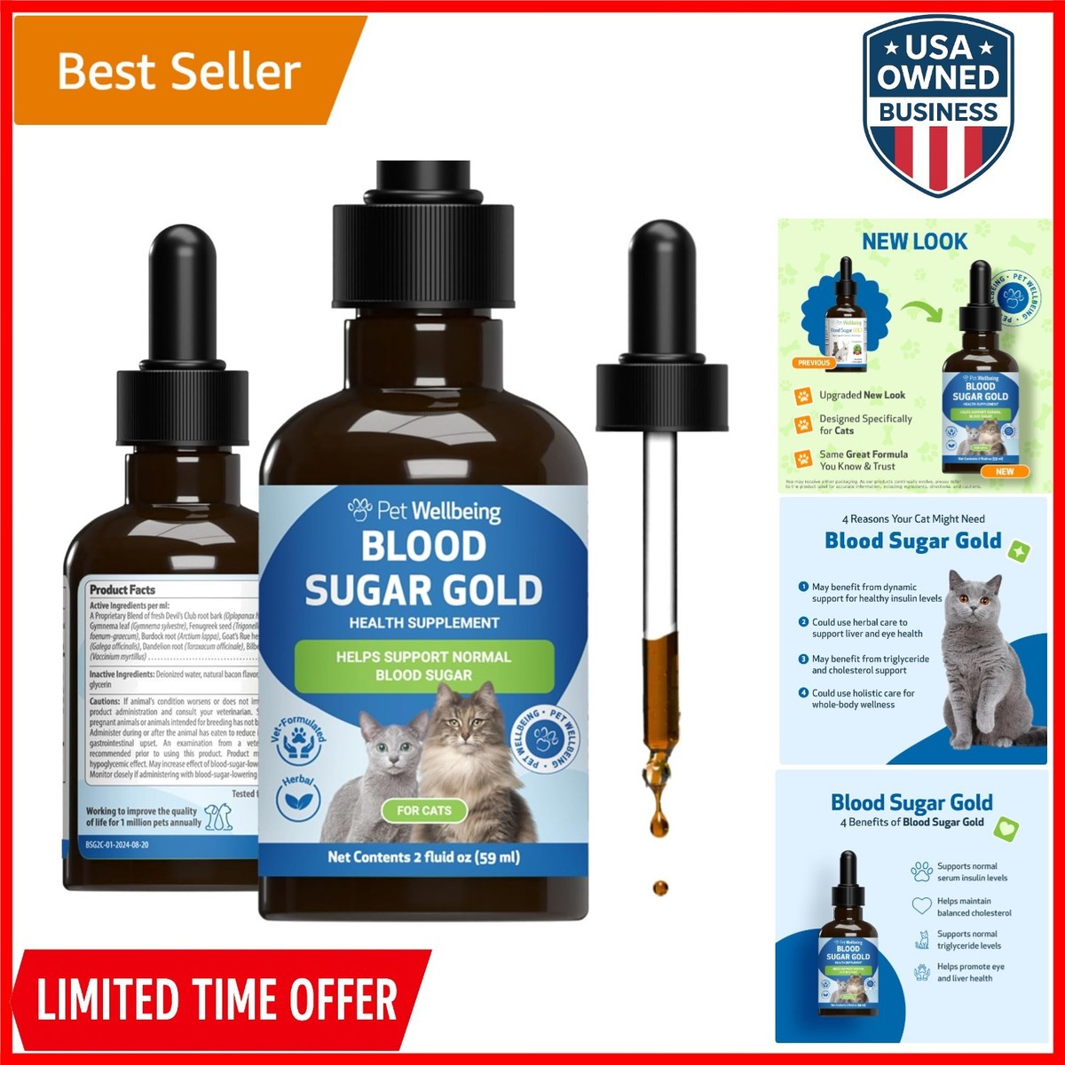 Blood Sugar Support for Cats Natural Glucose Balance Insulin
