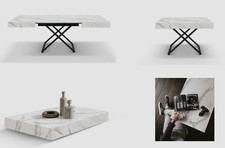 TAVOLO TAVOLINO TRASFORMABILE IN LEGNO SALISCENDI NEW MODELLO ALLUNGABILE FE2283