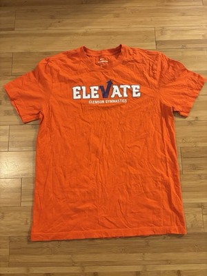 Clemson Nike Gymnastics Team Issued Shirt Sz M Team 2 Elevate