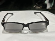 Unisex Full Lens Tinted Reading Sunglasses Black Frame New Without Tags  