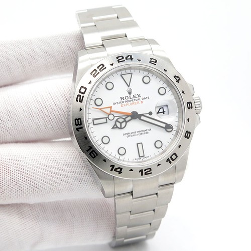 Rolex 216570 Explorer II with White Dial