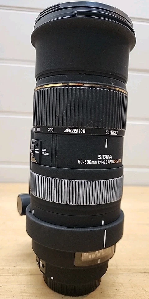 Lente zoom Sigma EX 50-500 mm F4-6,3 APO DG HSM para Sigma digital SLR casi como nueva Foto 2 de 4