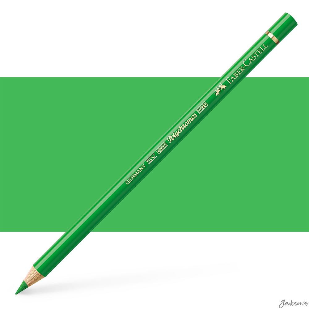 Faber-Castell Polychromos Colour Pencil Oil Based Leaf Green Artist Drawing