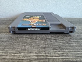 Nintendo NES 1988 WWF Wrestlemania Game Cartridge Tested & Working Cleaned Pins