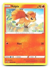 Vulpix 022/202 Set Base Spada e Scudo Carta Pokemon Nuovo con etichette