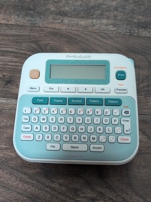 Brother P-touch Embellish Ribbon & Tape Label Printer Machine TESTED,READ