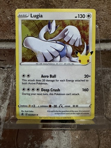 Lugia 22/25 Celebrations Rare Holo  Pokemon TCG 25th Anniversary