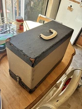 Retro Montgomery Ward Sewing Machine with Case and Accessories, Used