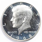 1968-S 40% Silver Kennedy Half Dollar Gem Proof