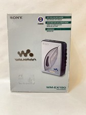  LETTORE CASSETTE SONY WALKMAN WM-EX190 vintage. CINGHIA NUOVA. FUNZIONANTE 